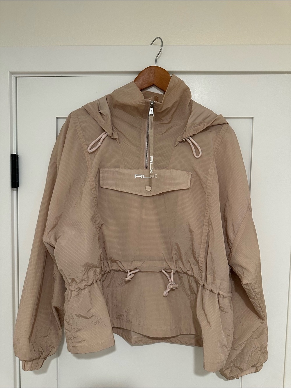 RLX Ralph Lauren Packable Ripstop Pullover Hooded Windbreaker Jacket